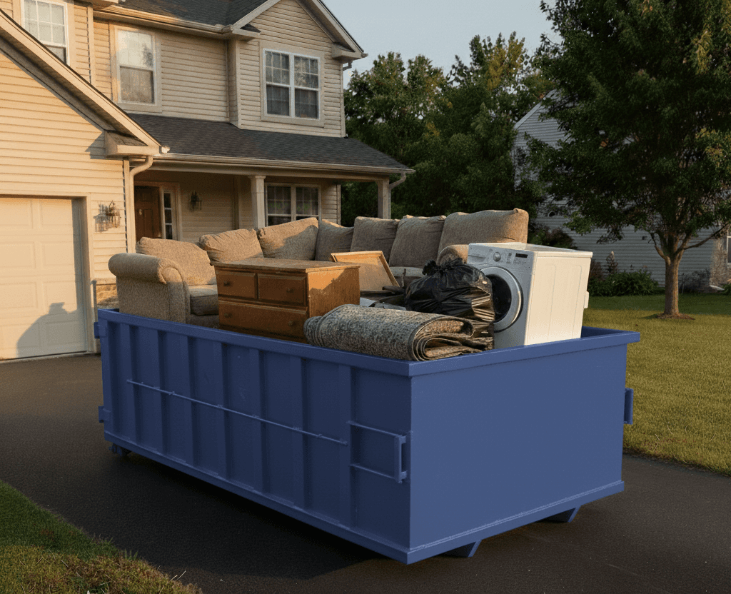 Residential dumpster for rent